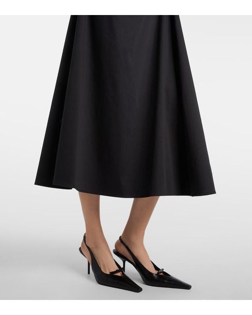 Max Mara Black Grembo Knitted Midi Dress