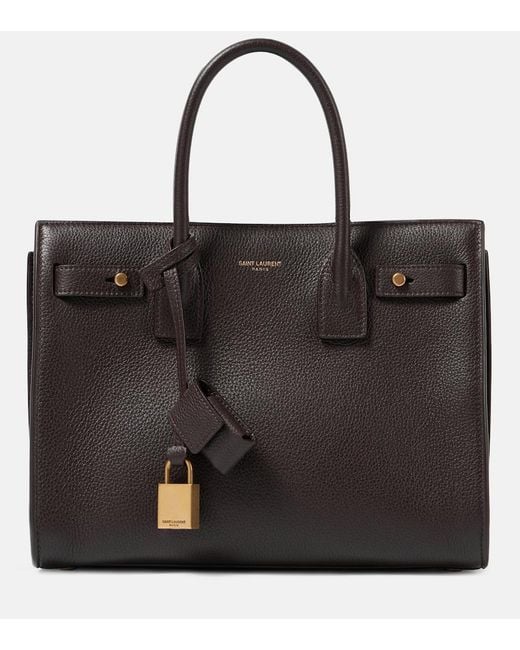 Sac De Jour Baby En Cuir Saint Laurent en coloris Black
