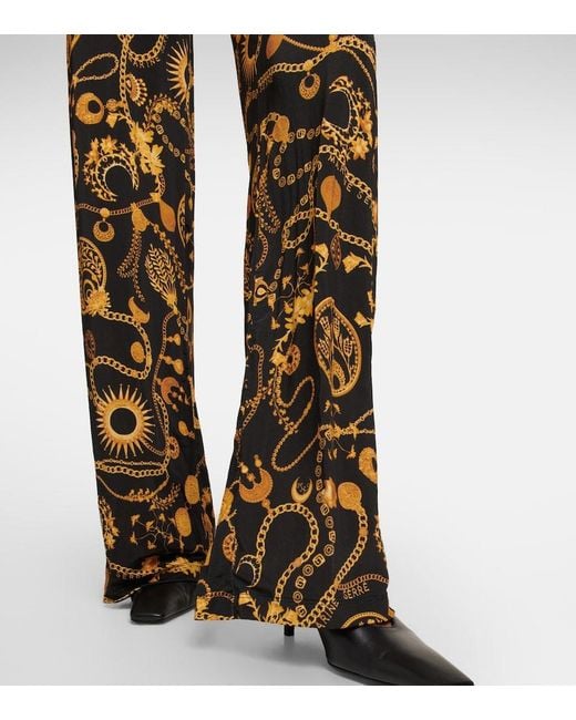 MARINE SERRE Natural Bedruckte Hose