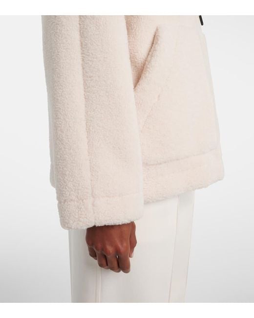 Moncler Natural Yushan Fleece Down Jacket