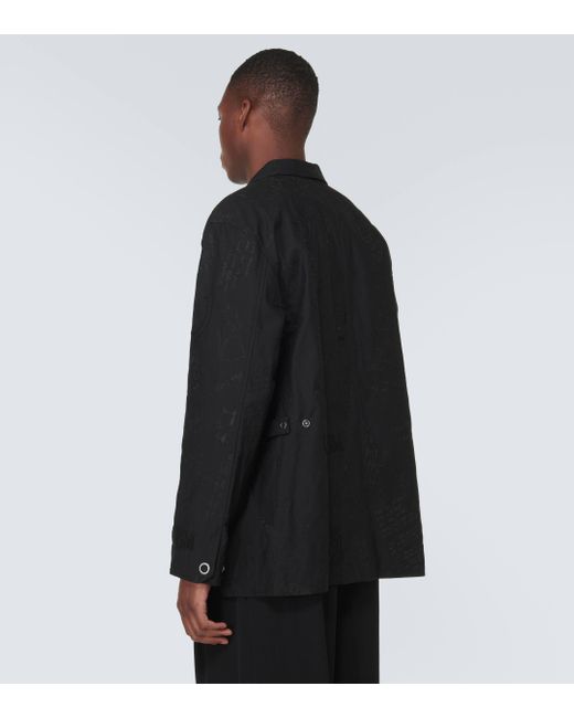 Veste en coton melange Undercover pour homme en coloris Black