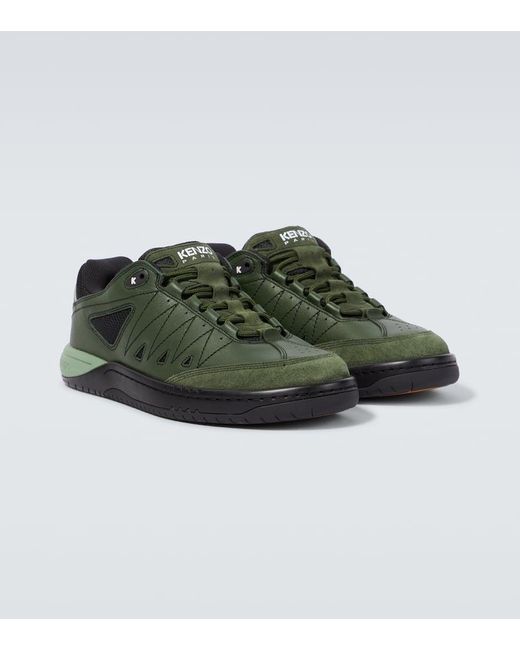 Sneakers PXT in pelle di KENZO in Green da Uomo