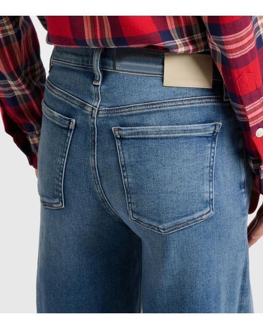 Citizens of Humanity Blue Lyra High-Rise Wide-Leg Jeans