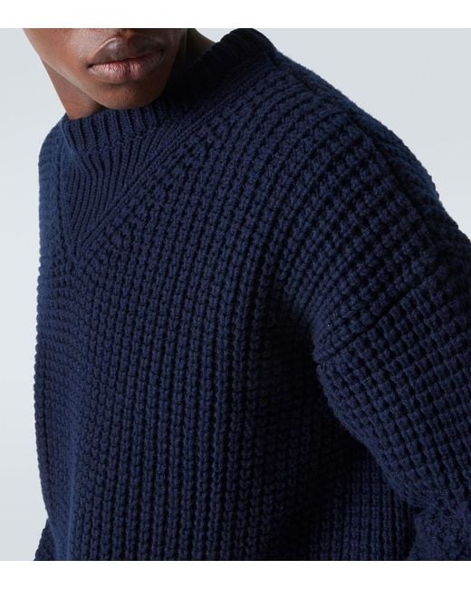 Pullover Oversize di Jil Sander in Blue da Uomo