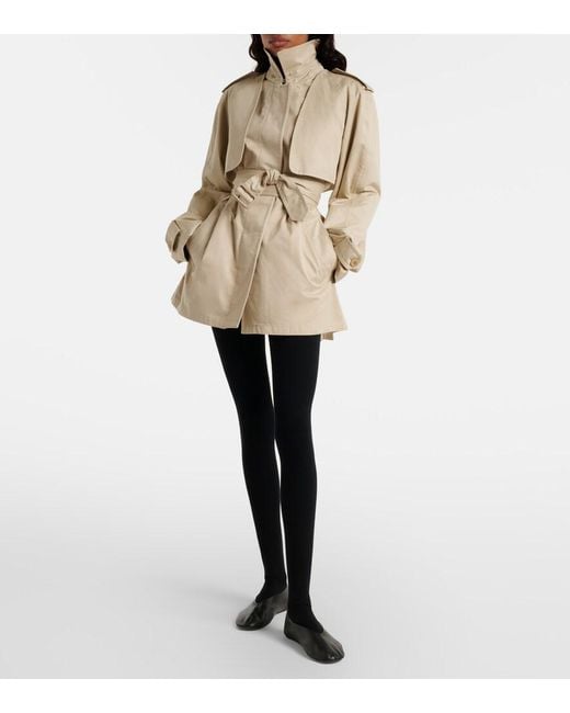 The Row Natural Tavoris Belted Cotton Gabardine Jacket