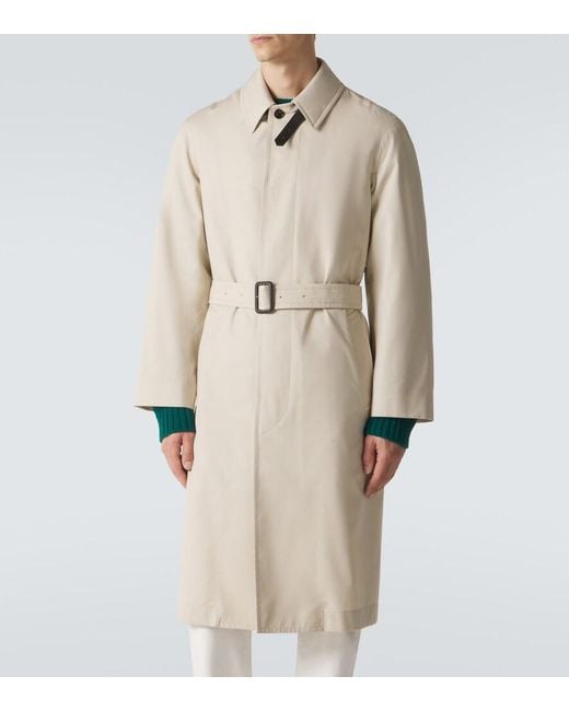 Tom Ford Natural Cotton And Silk Wide-Leg Pants for men