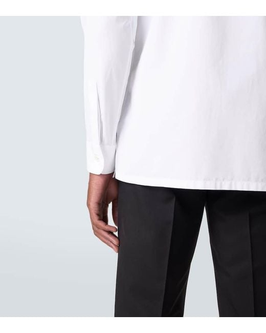 Givenchy White Cotton Poplin Shirt for men