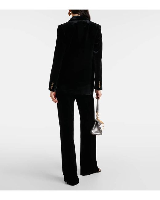 Etro Black Velvet Blazer