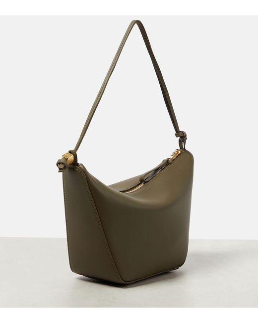 Loewe Metallic Hammock Mini Leather Shoulder Bag