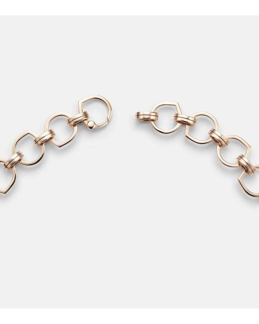 Repossi Metallic Antifer 18Kt Rose Necklace With Diamonds