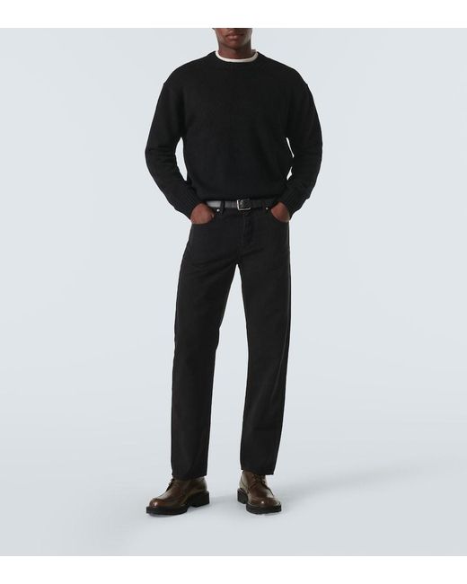 FRAME Black Cashmere Sweater for men