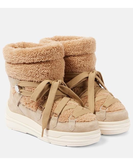 Stivaletti Da Neve Insolux di Moncler in Natural