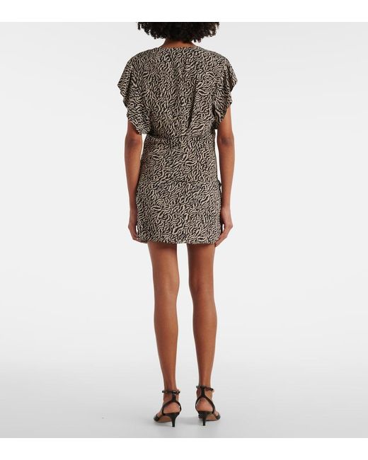 Isabel Marant Black Delocia Printed Top