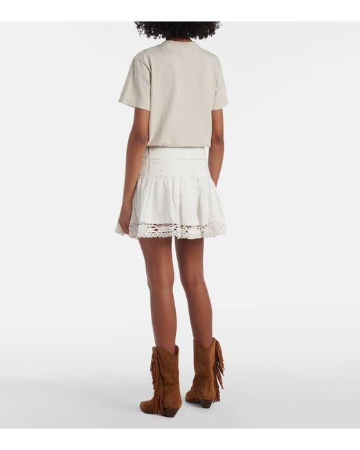Isabel Marant White Violana Minirock