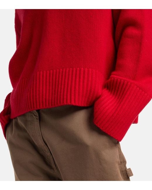 Lisa Yang Red Pullover Aletta Aus Kaschmir