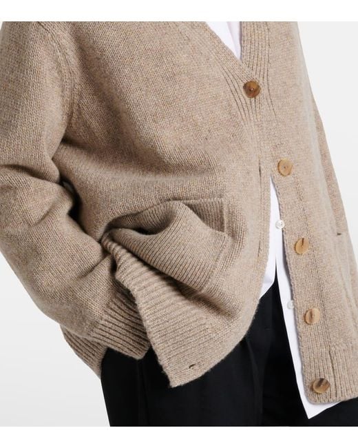 The Row Natural Cardigan Milou Aus Kaschmir
