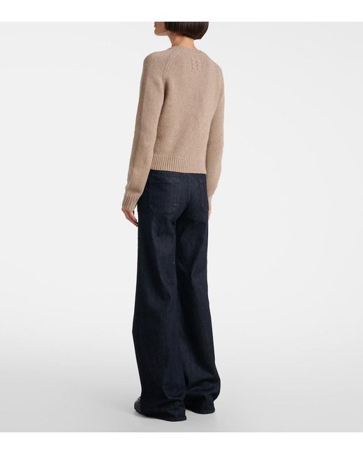 Nili Lotan Natural Laurel Cashmere And Wool Sweater
