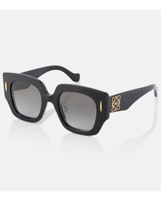 Loewe Black Anagram Square Sunglasses