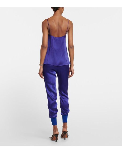 Stella McCartney Blue Cutout Top