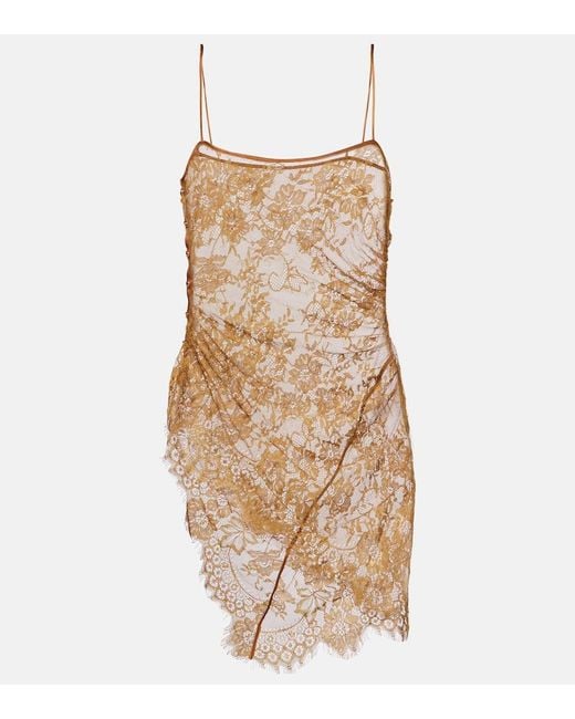 Top De Encaje Con Seda JACQUES WEI de color Natural
