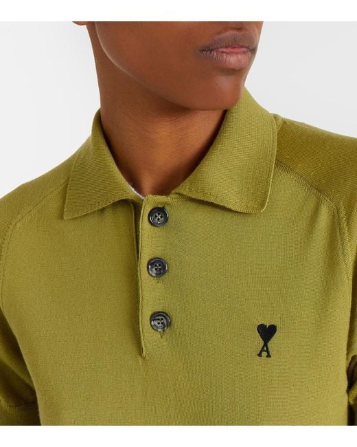 AMI Green Polo Shirts