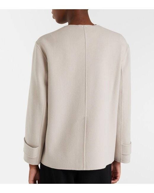 Max Mara Natural Alba Virgin Wool Jacket