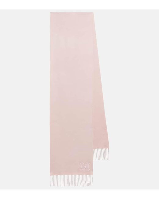 Sciarpa in cashmere di Max Mara in Pink