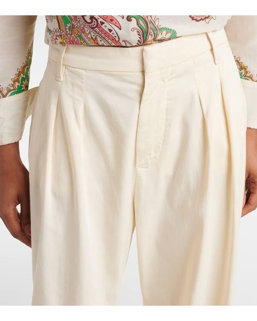 7 For All Mankind Natural Weite High-Rise-Hose