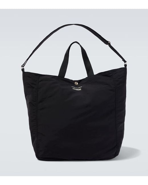Comme des Garçons Black Grosgrain Tote Bag for men