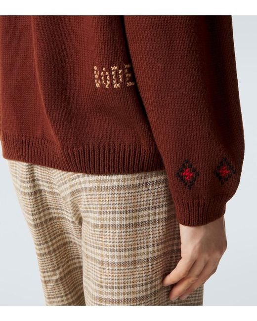 Pullover Scottie di Bode in Brown da Uomo