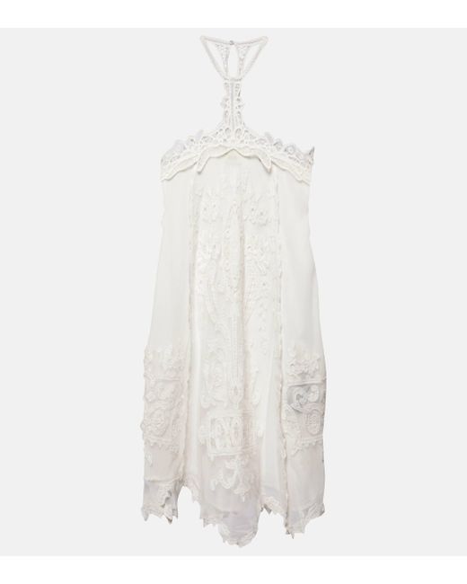 Robe Valerie imprimee Isabel Marant en coloris White
