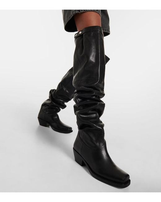 Isabel Marant Black Amati Over Knee Boots