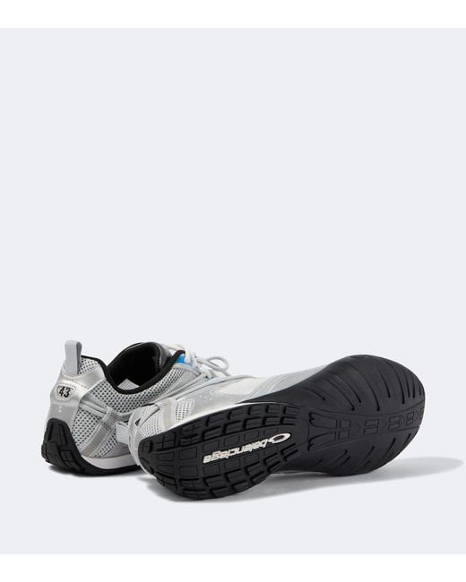 Balenciaga White Radar Gradient Lines Sneakers for men