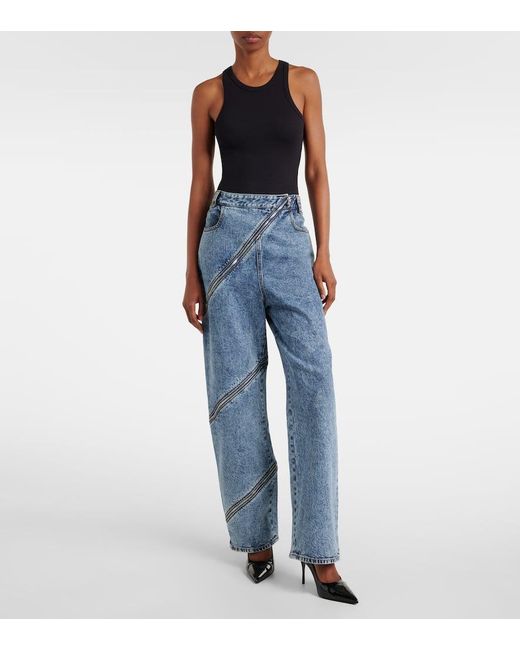 Alaïa Black Pumps Le Cour 3D 90 Aus Lackleder