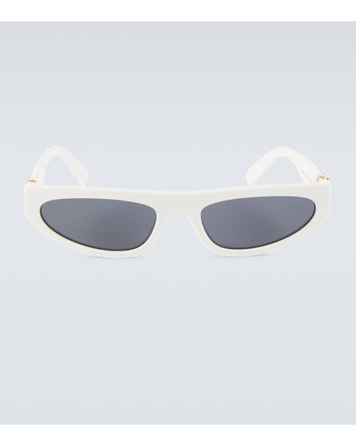 Miu Miu Blue Miu Glimpse Cat-eye Sunglasses for men