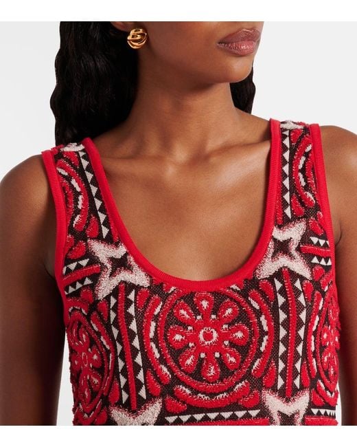 Robe Sole Star En Coton Melange LaDoubleJ en coloris Red