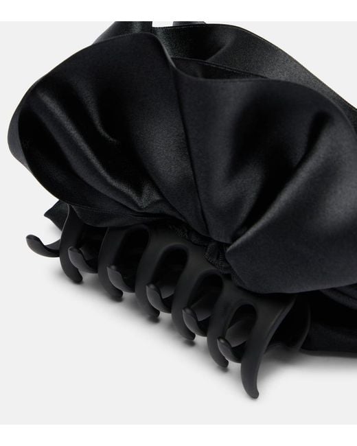 Jennifer Behr Black Haarspange Aus Satin