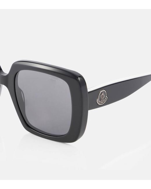 Occhiali Da Sole Oversize Blanche di Moncler in Black