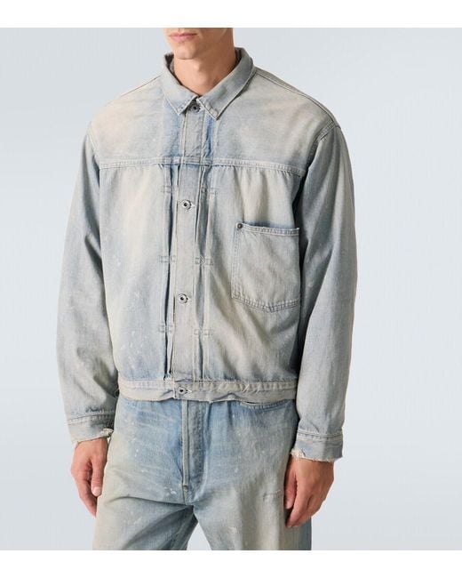 A.PRESSE Blue 1St Type Denim Jacket for men