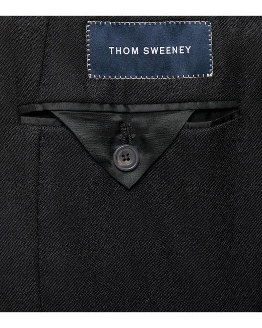 Thom Sweeney Black Cashmere Blazer for men