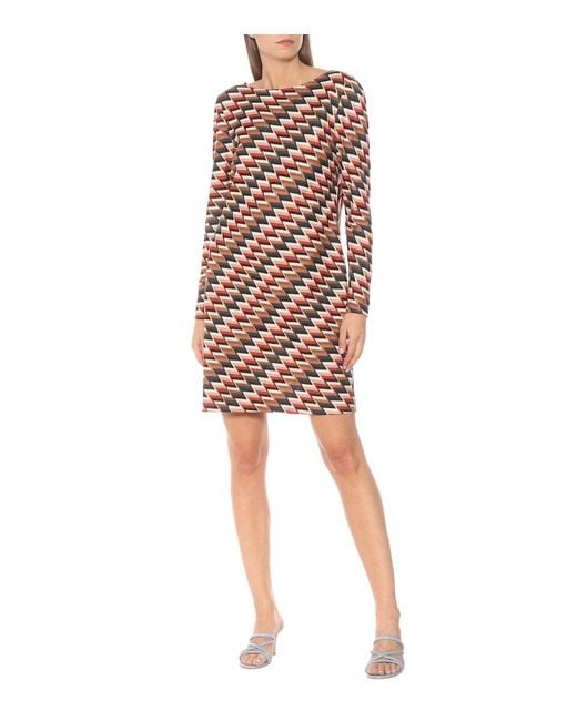 Missoni Multicolor Zigzag Knit Dress