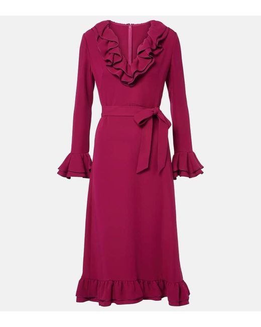 Abito Midi di Valentino in Purple