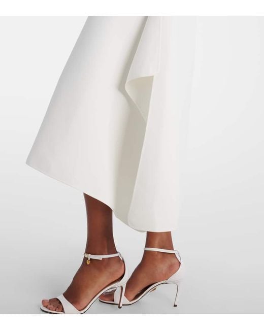 Maticevski White Midikleid Diadem