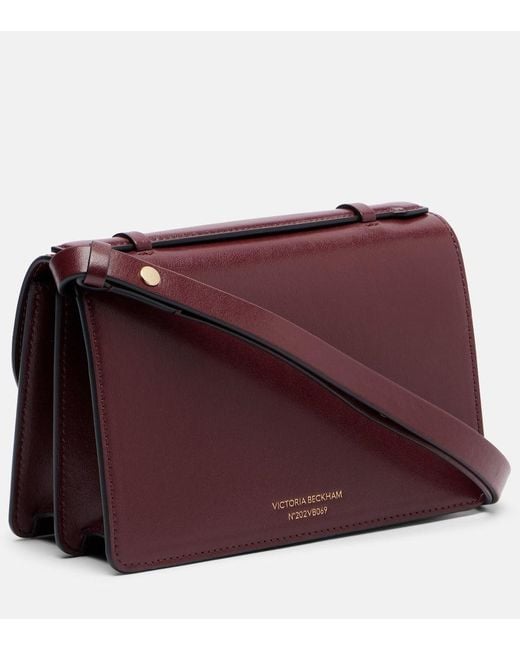 Bolso Al Hombro Dorian Mini De Piel Victoria Beckham de color Red