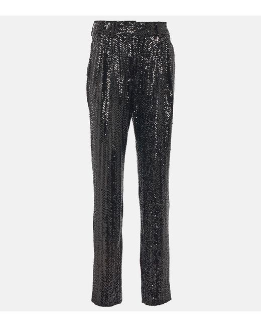 Blazé Milano Gray Blaze Milano Sequined Pants
