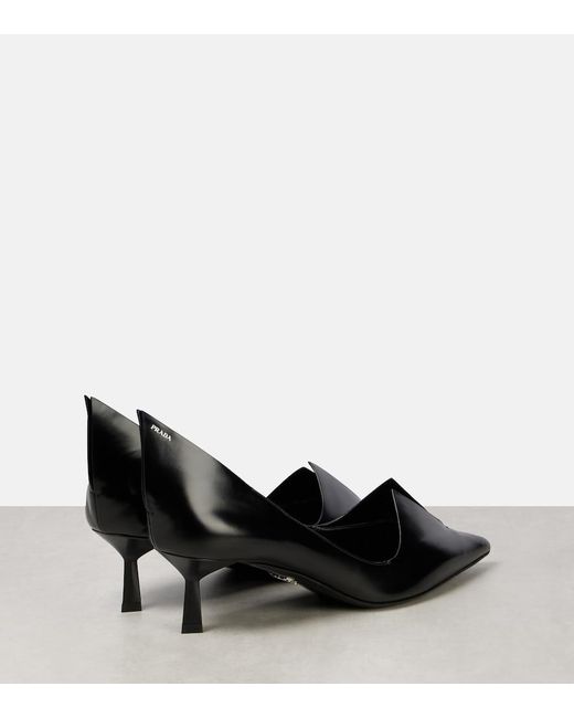 Prada Black Leather Pumps
