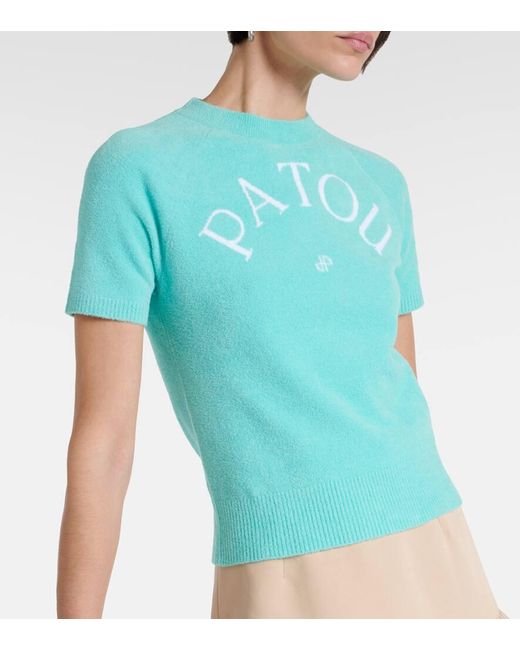 Patou Blue T-Shirt aus einem Baumwollgemisch