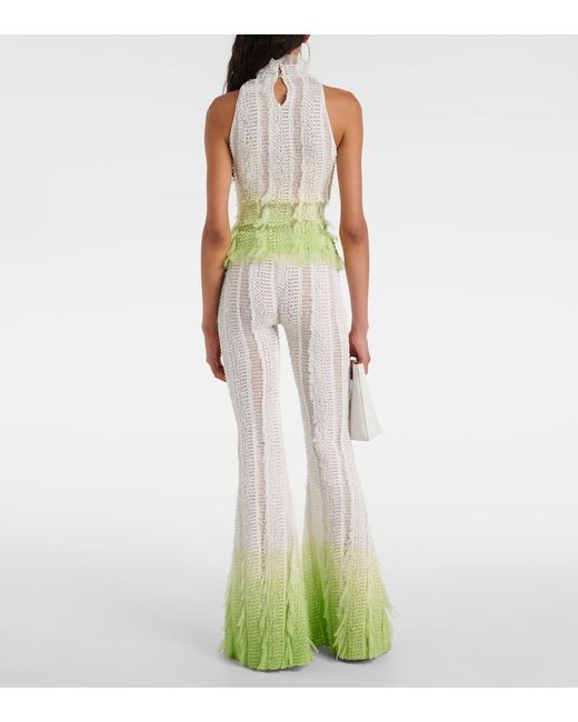 Top Halterneck Angel Roberta Einer de color White