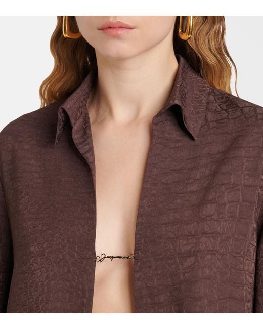 Jacquemus Brown Notte Top