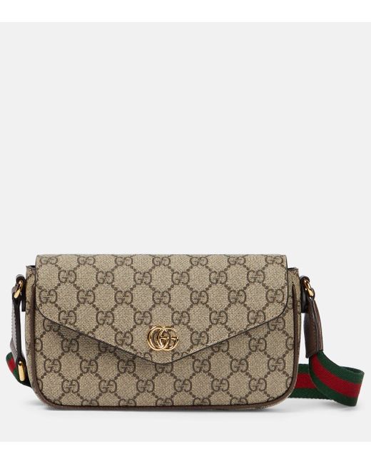 Gucci Ophidia Mini Gg Canvas Crossbody Bag Lyst UK
